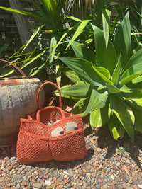 Harvey Peep-Eyes Bag - Peach - Cie Cie + Co